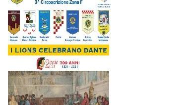 La locandina del Lions per l'iniziativa su Dante