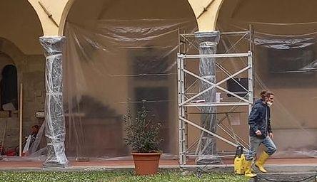 L’ex convento torna a nuova vita: iniziati i lavori nel chiostro