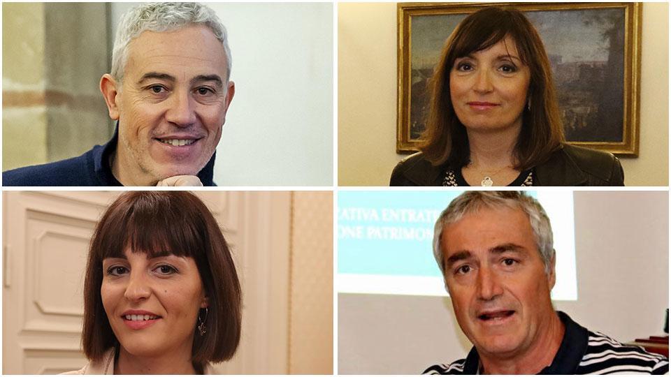 Dall’alto in senso orario Massimiliano Bendinelli, Senia Bacci Graziani, Alessandro Parlanti e Viola Ferroni