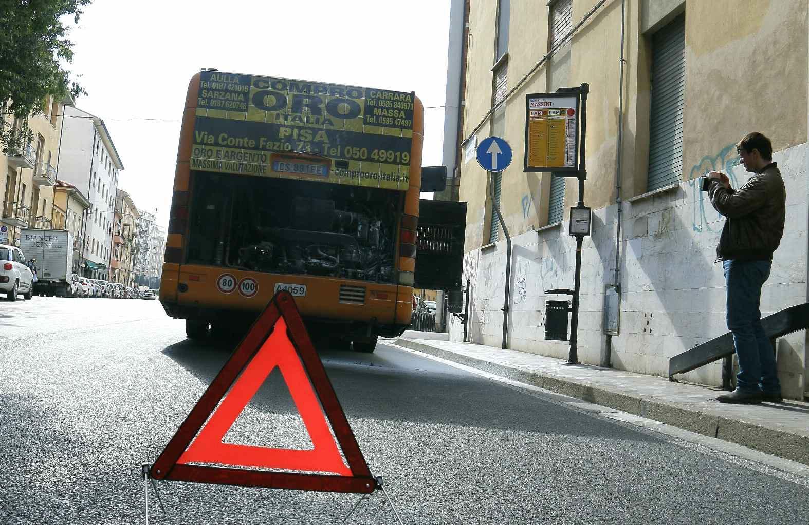 Un bus Ctt guasto