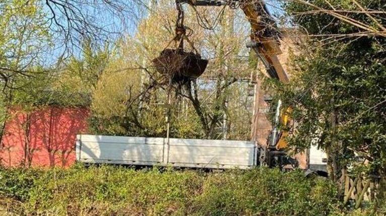 Parco urbano Iniziata la pulizia del laghetto