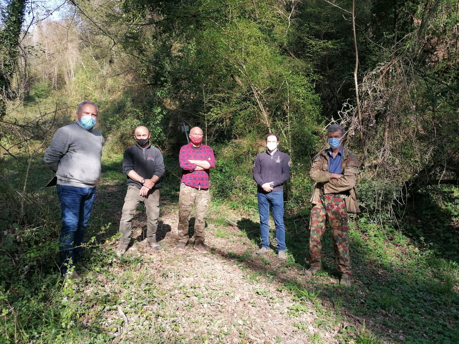 Doppio sopralluogo del sindaco Falorni e della vicesindaca Centi a una tartufaia e ad alcuni terreni