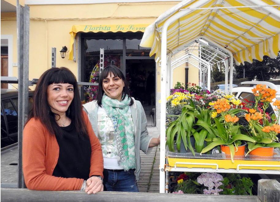 “La Serra”: da sinistra le titolari  Alessia Fiorentini e Gianna Notturni