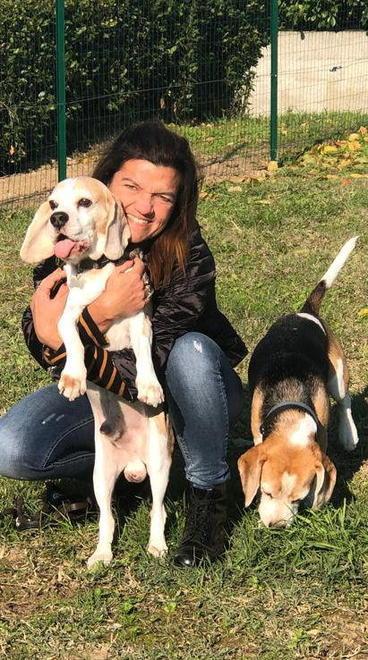 L’idea geniale di Enrica: collari e guinzagli prodotti col “paracord” 