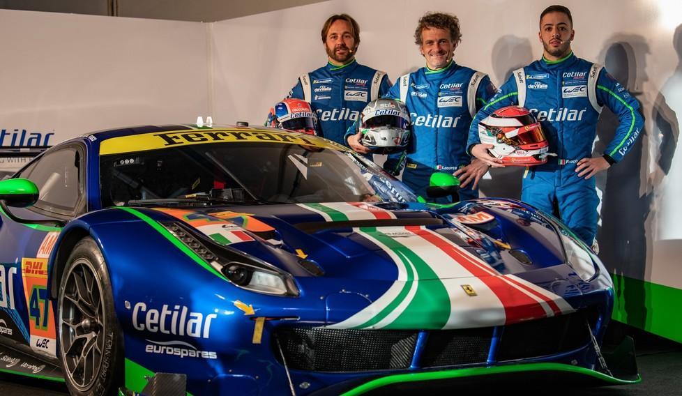 Catilar Racing scalda i motori Lacorte, Sernagiotto e Fuoco al via sulla Ferrari 488 Gte