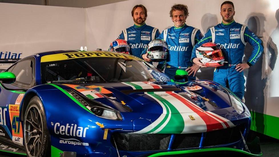 Catilar Racing scalda i motori Lacorte, Sernagiotto e Fuoco al via sulla Ferrari 488 Gte