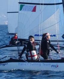 Al Poetto la Regata dei Nacra 15