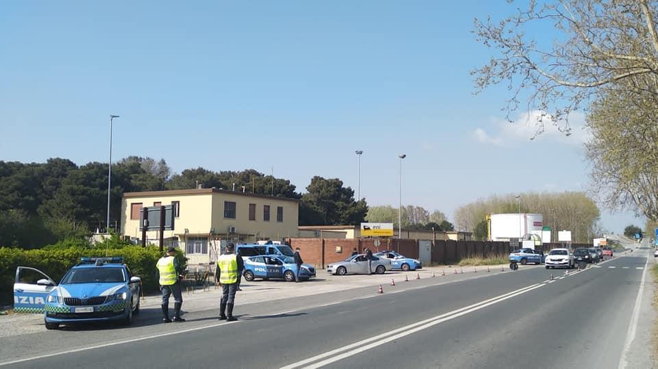 I controlli della polizia di Stato a Stagno