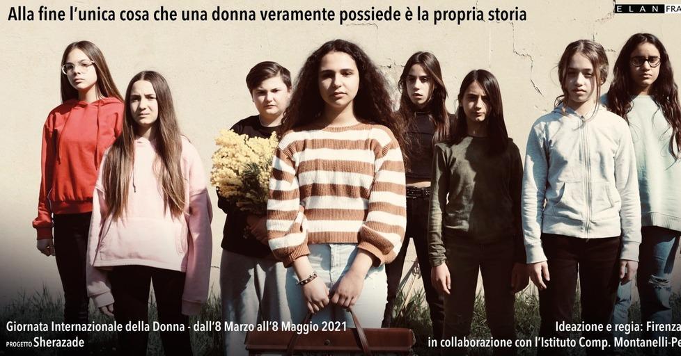 I volti degli studenti sui maxi manifesti anti-violenza di genere
