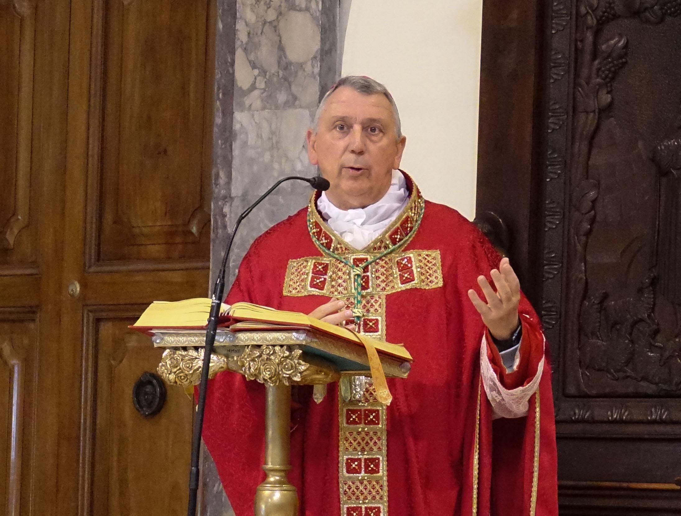 Il vescovo Simone Giusti