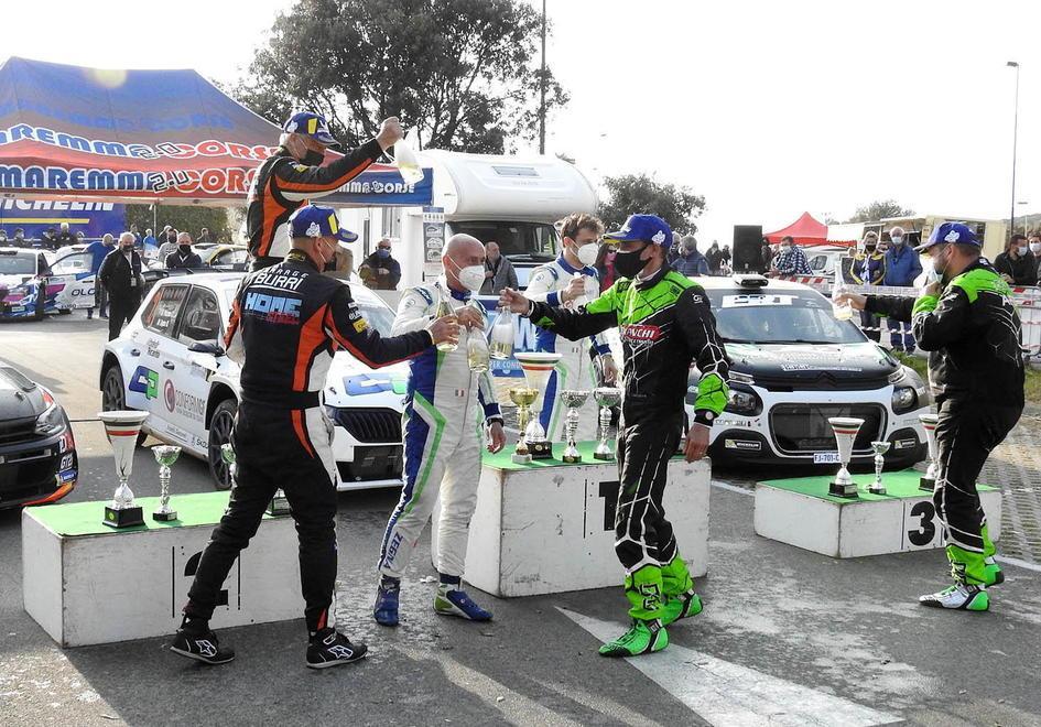 Pinzano domina il Rally Ottimo quinto posto per Batistini-Papi Sfortunato Maestrini
