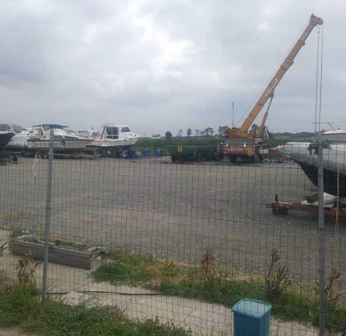 Raid nei cantieri navali, spariti due motori 
