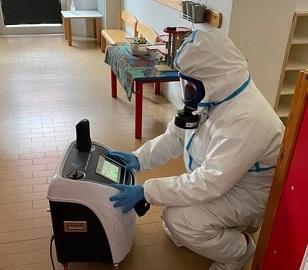 Asili e centri per bambini Sanificate con l’idrogeno le aule di ventisette plessi