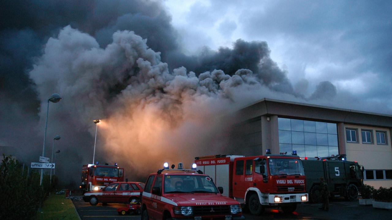 La Gardenia devastata dalle fiamme