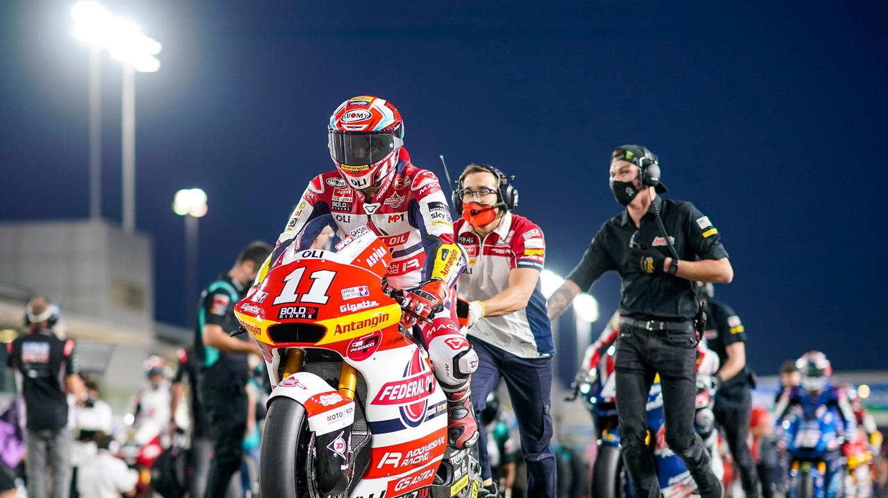 La partenza di Nicolò Bulega al Gran Premio di Doha