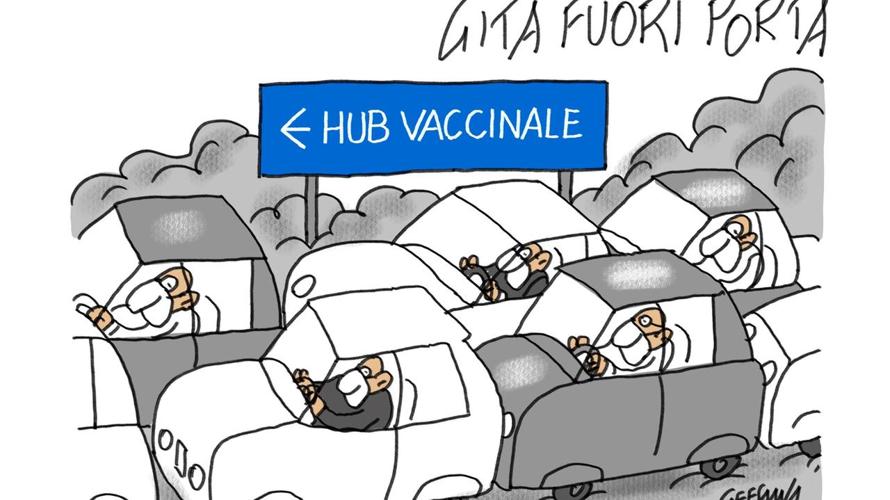 La vignetta di Gef - Vella: «Solo con l'immunizzazione usciremo dal caos»