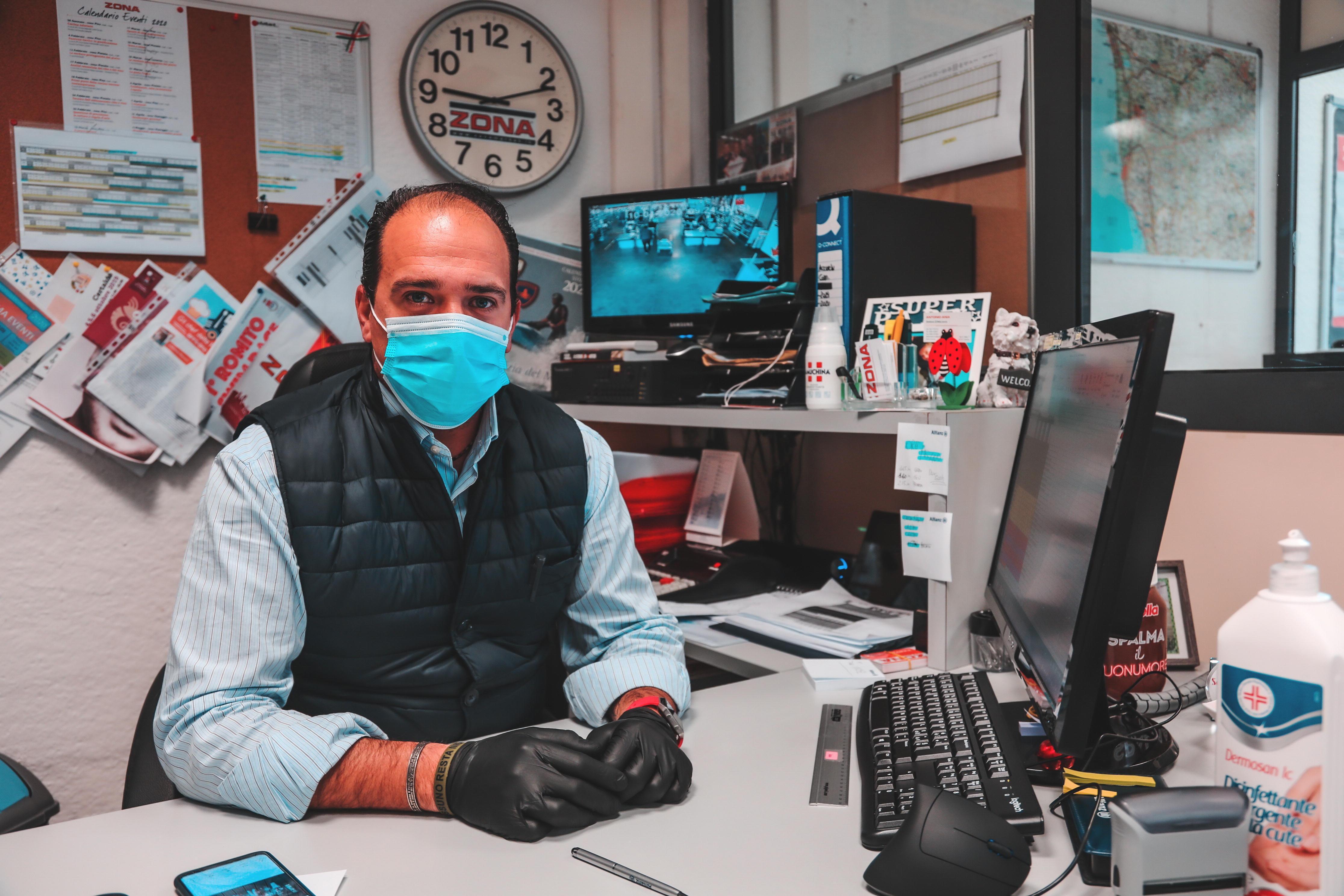 Il manager di "Zona Cash & Carry", Antonio Ania (foto Marzi)
