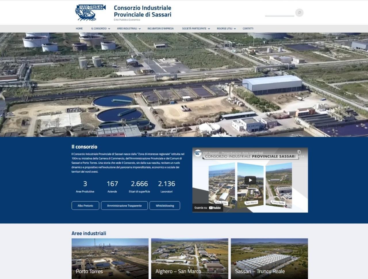 Nasce il nuovo sito istituzionale del Consorzio Industriale 