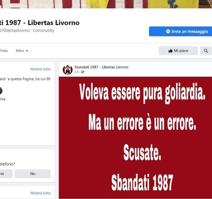 Adesivo sessista, i tifosi della Libertas: «Voleva essere goliardia. Scusate, è stato un errore» 