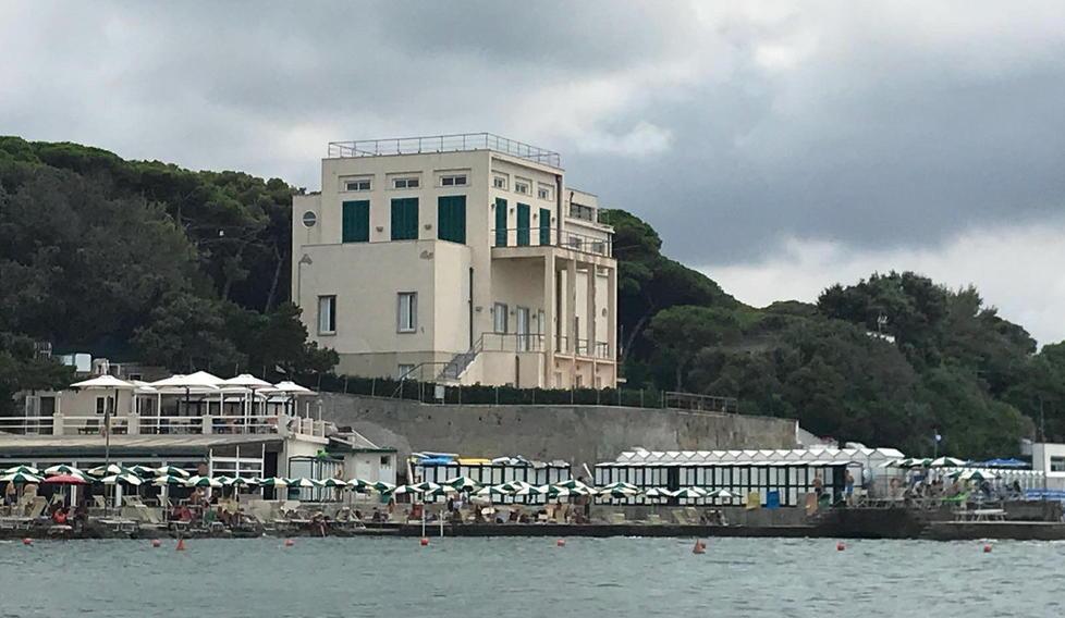 Villa Celestina vista dal mare