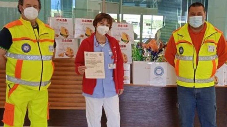 Uova di Pasqua al reparto pediatria