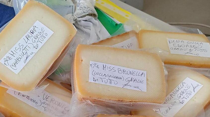 Lo Scoppolato di Pedona in dono al reparto Covid dove era ricoverato Lunardi