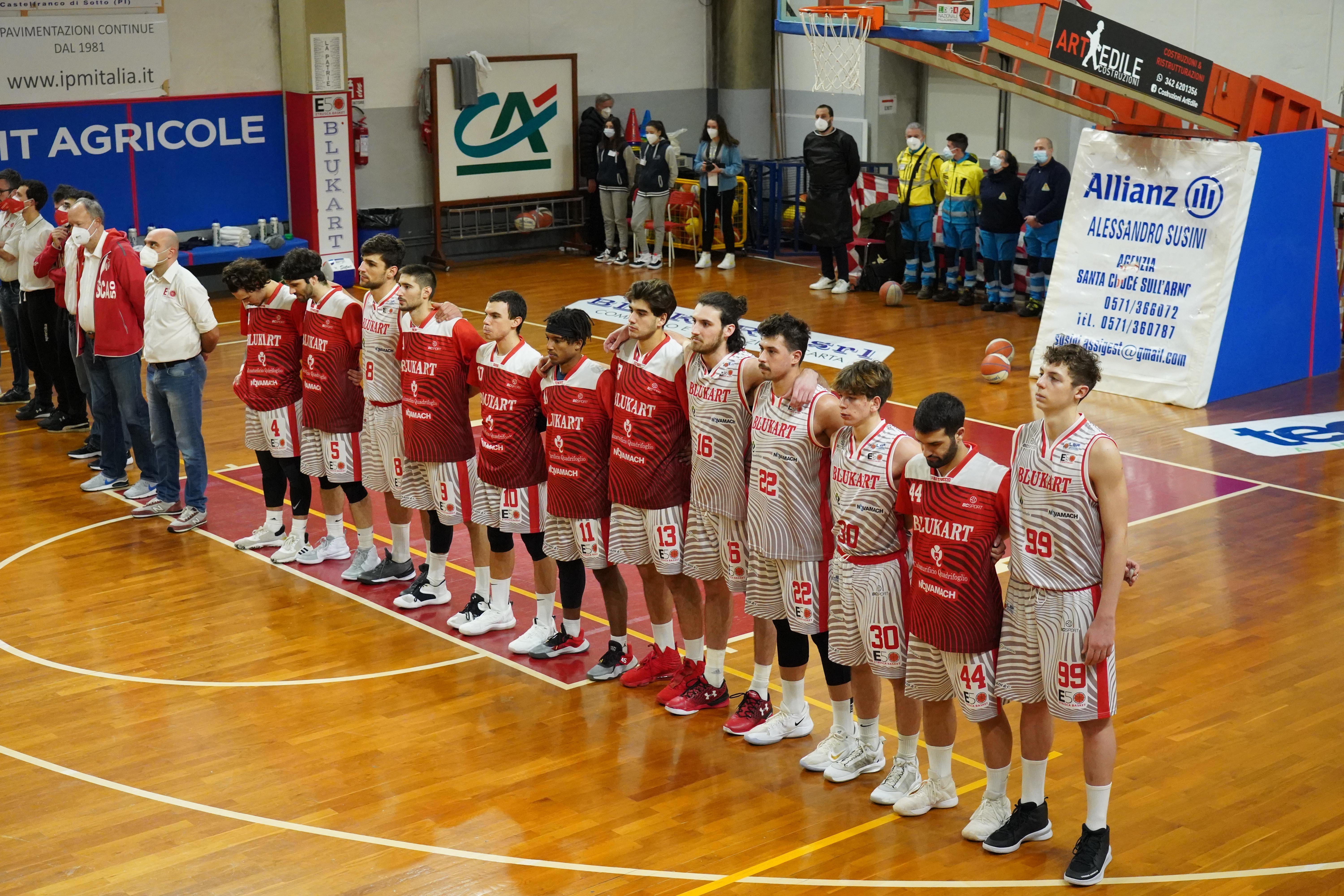 Basket, ufficiale il rinvio del match tra Etrusca San Miniato e Omegna