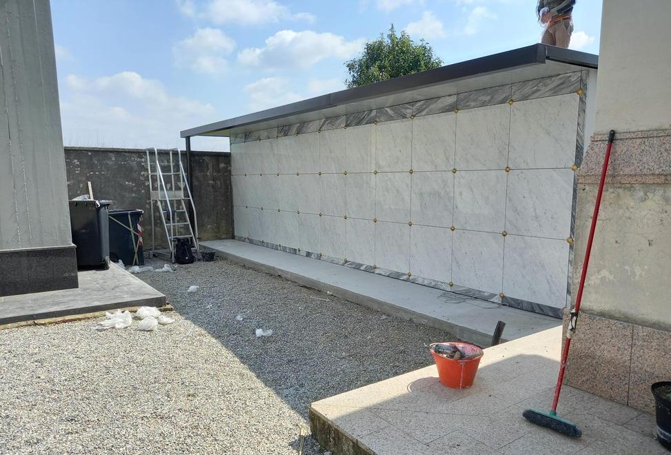 Terminati i lavori per 33 nuovi loculi al cimitero centrale
