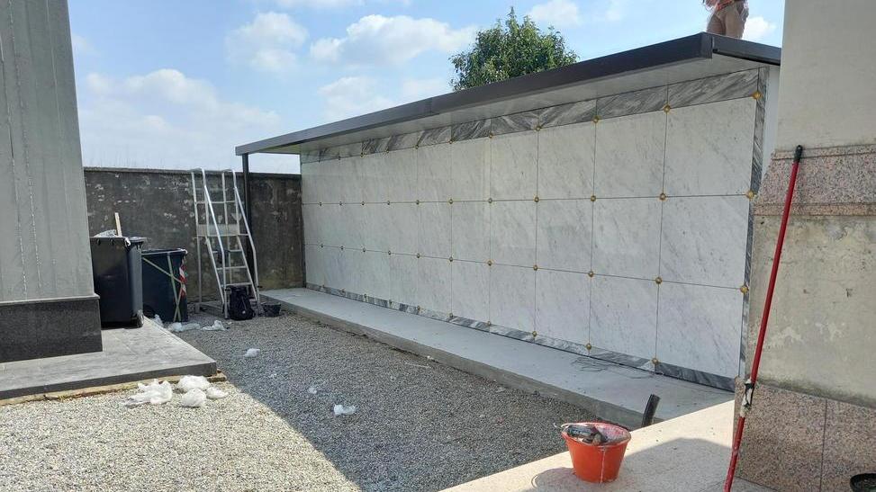 Terminati i lavori per 33 nuovi loculi al cimitero centrale