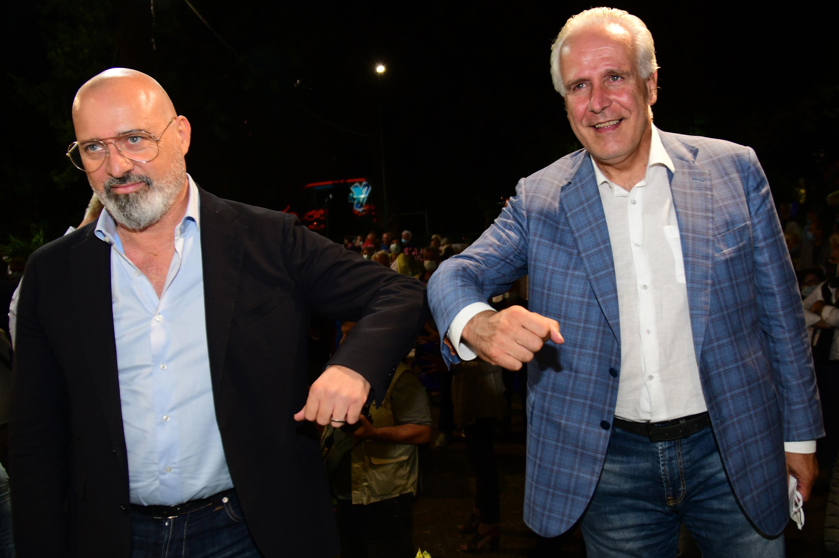 Stefano Bonaccini e Eugenio Giani