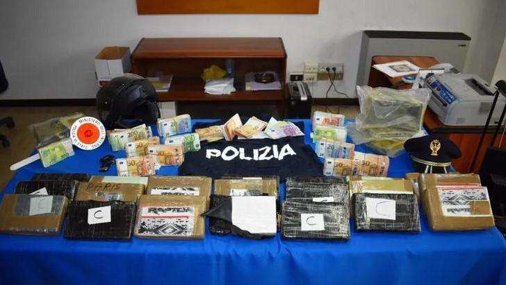 La cocaina sequestrata dalla polizia nel maggio 2020