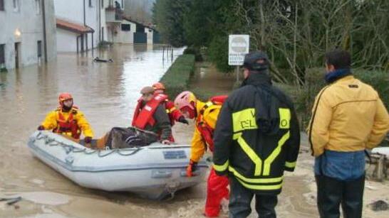 Alluvione in Oltreserchio, lo scatto del 2009