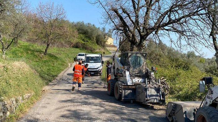 Partita dal paese di San Pietro la campagna di asfaltature
