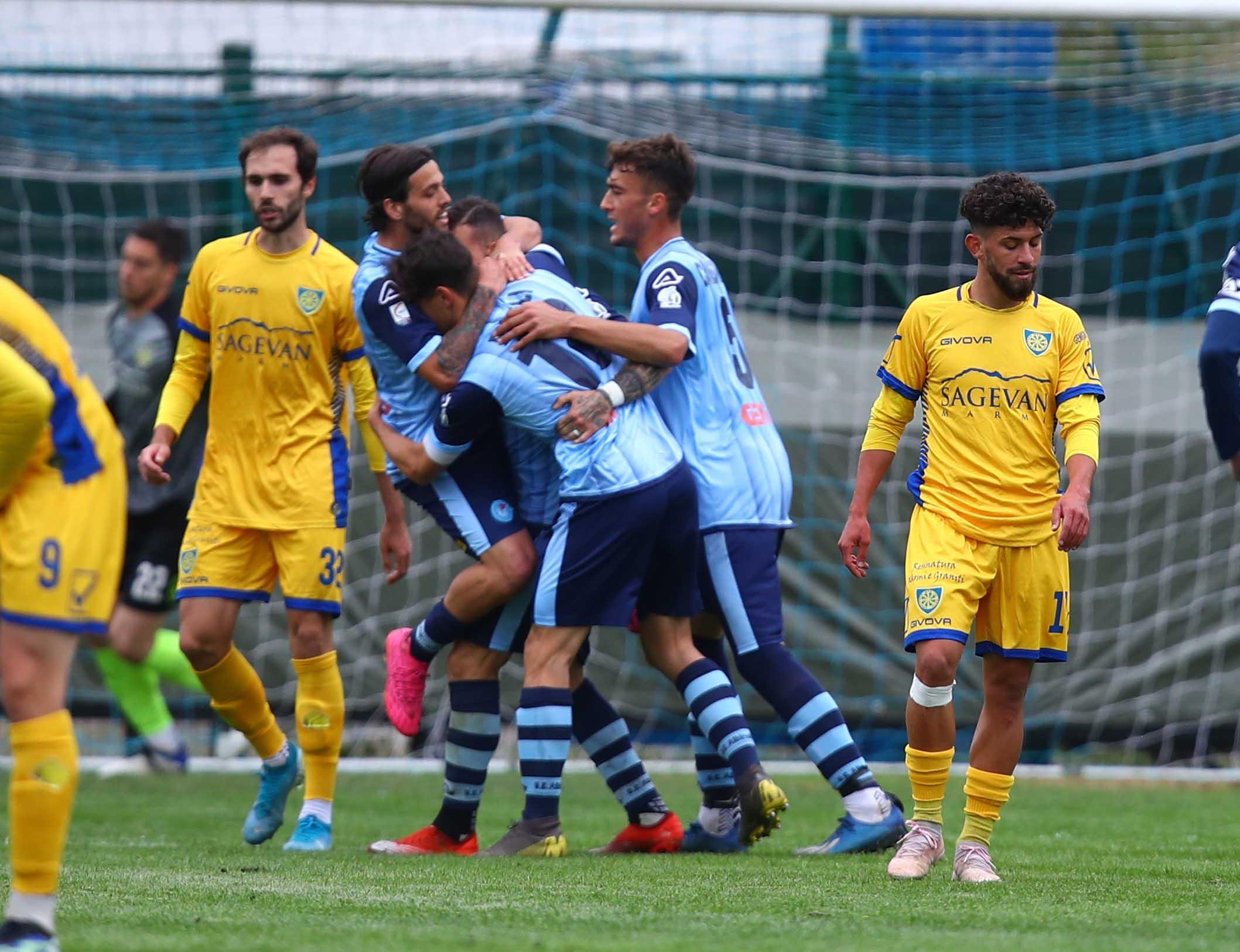 Alfinoleffe in festa per il terzo gol, grande la delusione degli azzurri