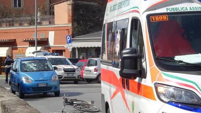 Incidente all’ospedale ciclista di 92 anni