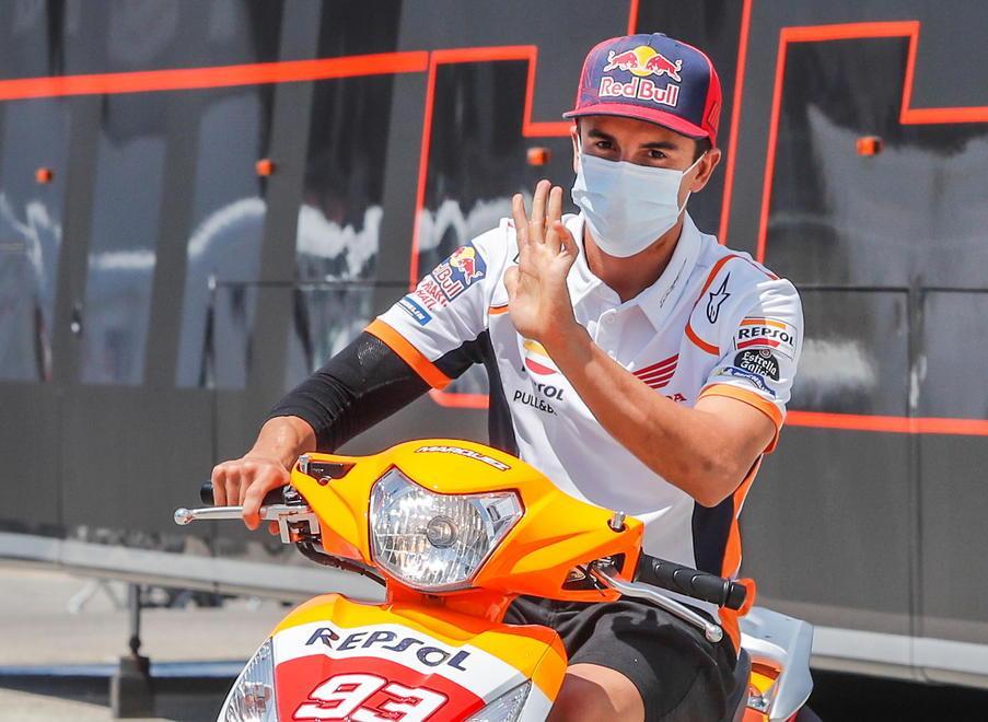 Marquez alza il sipario: «Domenica prossima corro» 