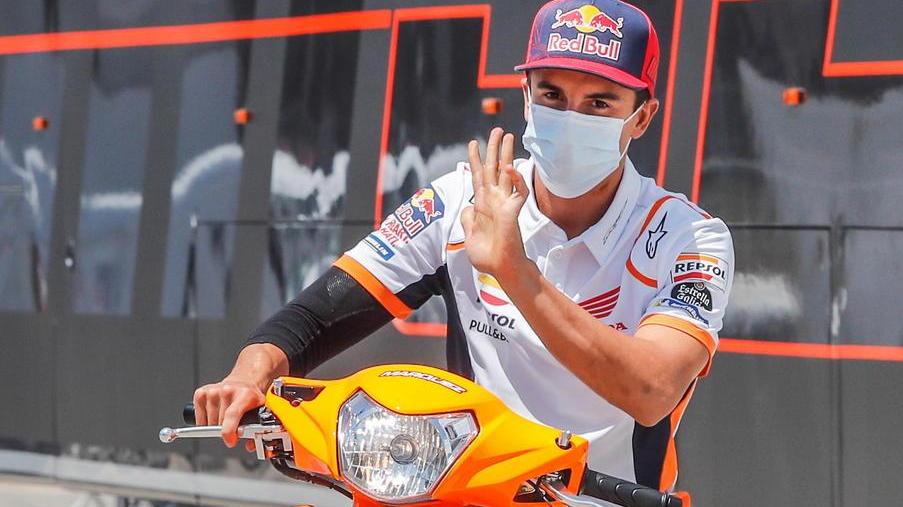 Marquez alza il sipario: «Domenica prossima corro»