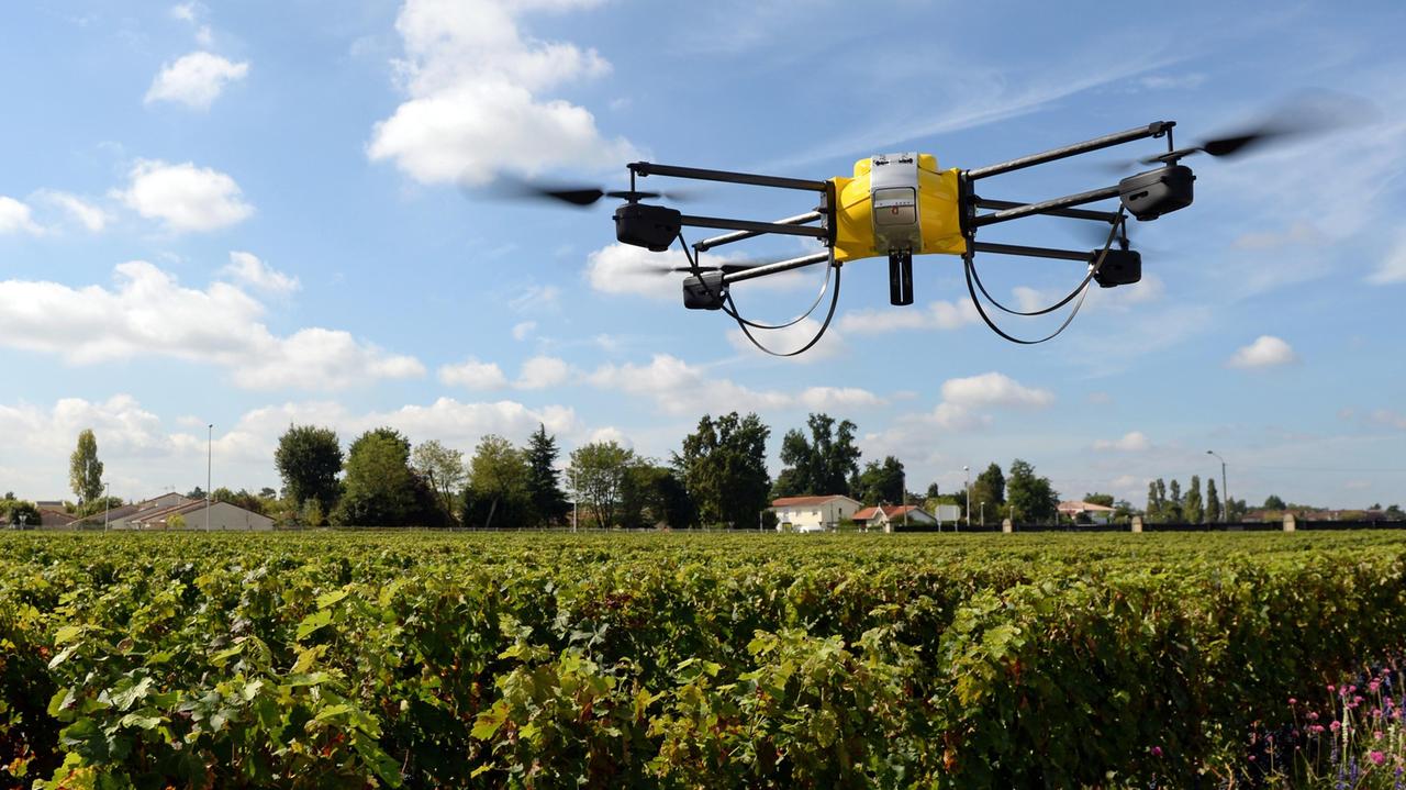 Anche i droni possono essere utilizzati in agricoltura (foto archivio)