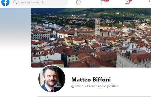 Il vero profilo Facebook del sindaco Matteo Biffoni