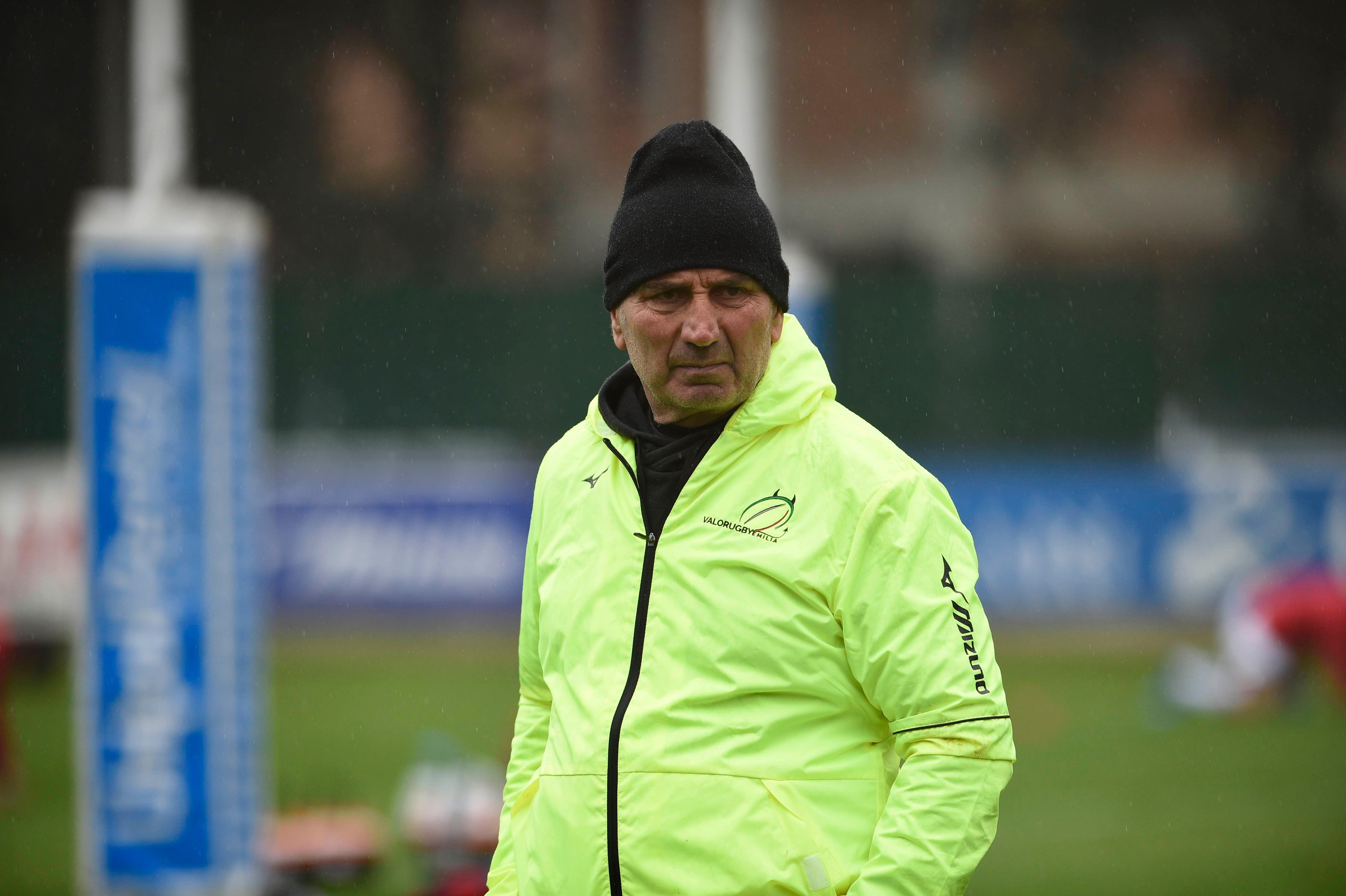Il coach del Valorugby Roberto Manghi