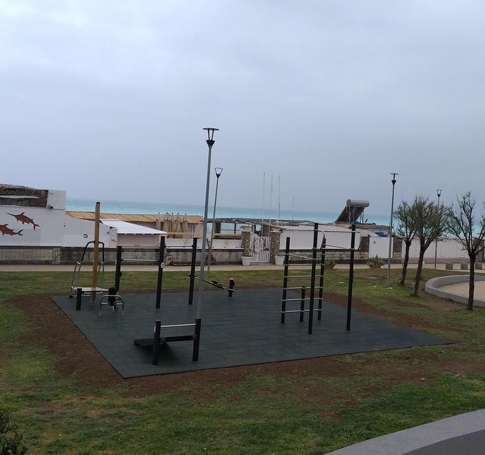 Pronta la nuova area sportiva per allenarsi sul lungomare 