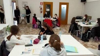 La socializzazione nella sala studio