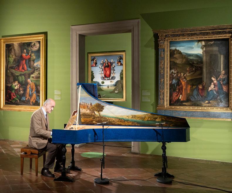 Così Cera interpreta i brani di Frescobaldi «Un privilegio suonare circondato dall’arte»