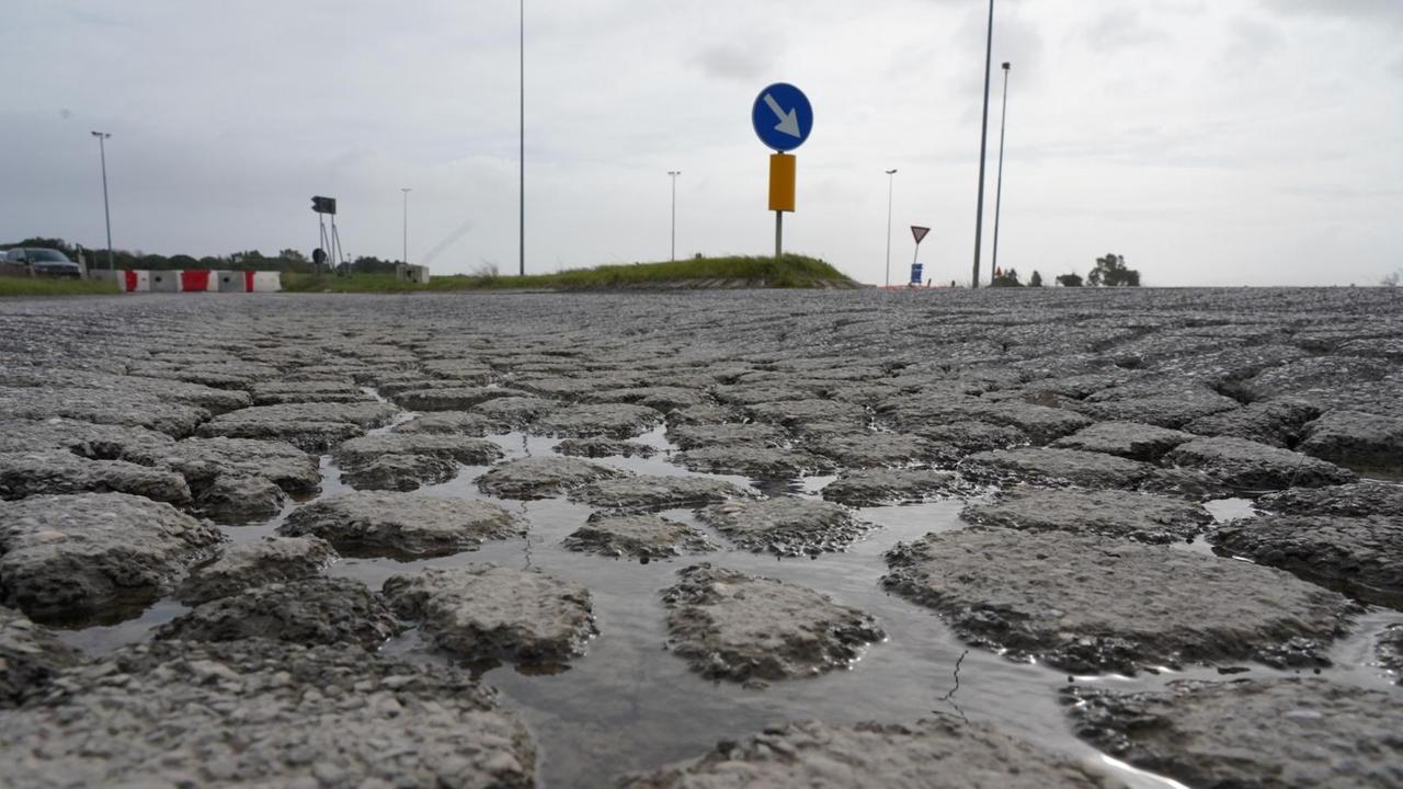 Uno dei tanti tratti “saltati” lungo la “Strada di Patto”