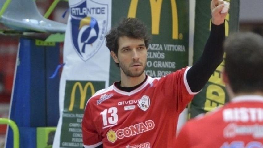 Conad, la promessa di capitan Andrea Ippolito «Oggi non sarà l’ultima partita dell’anno»