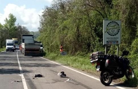Maranello. Si schianta contro un camion Ferito motociclista di Modena 