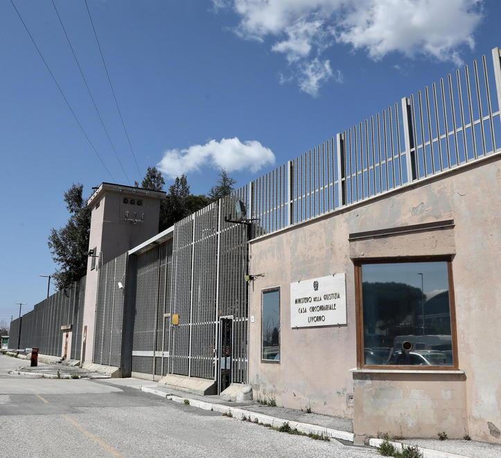 L’ingresso del carcere delle Sughere