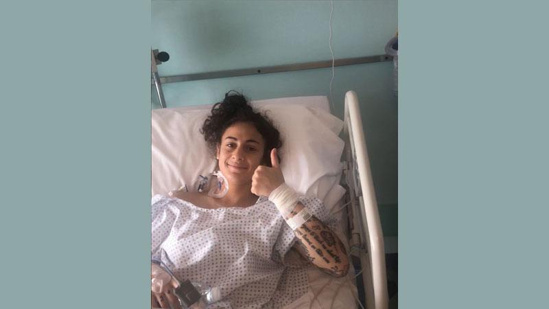 Danila Zazzera la calciatrice della Fiorentina nella foto postata su Instagram