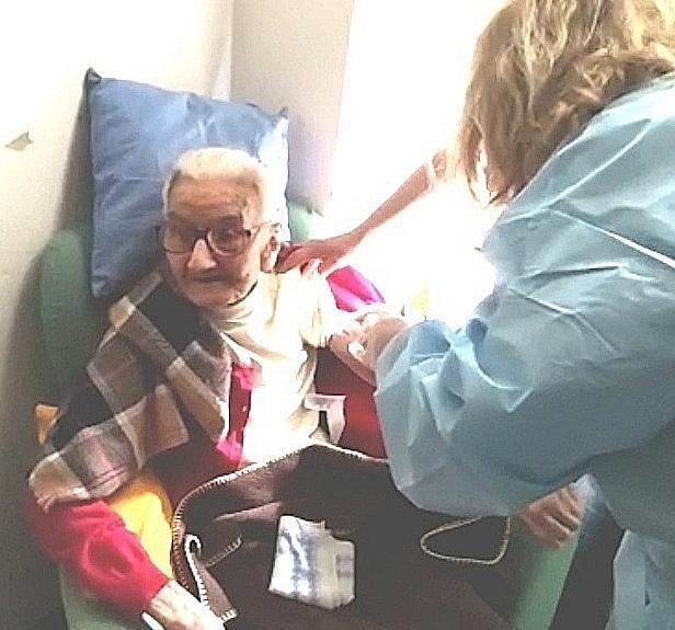 Cheremule, Ottavia vaccino a 101 anni per dare l’esempio