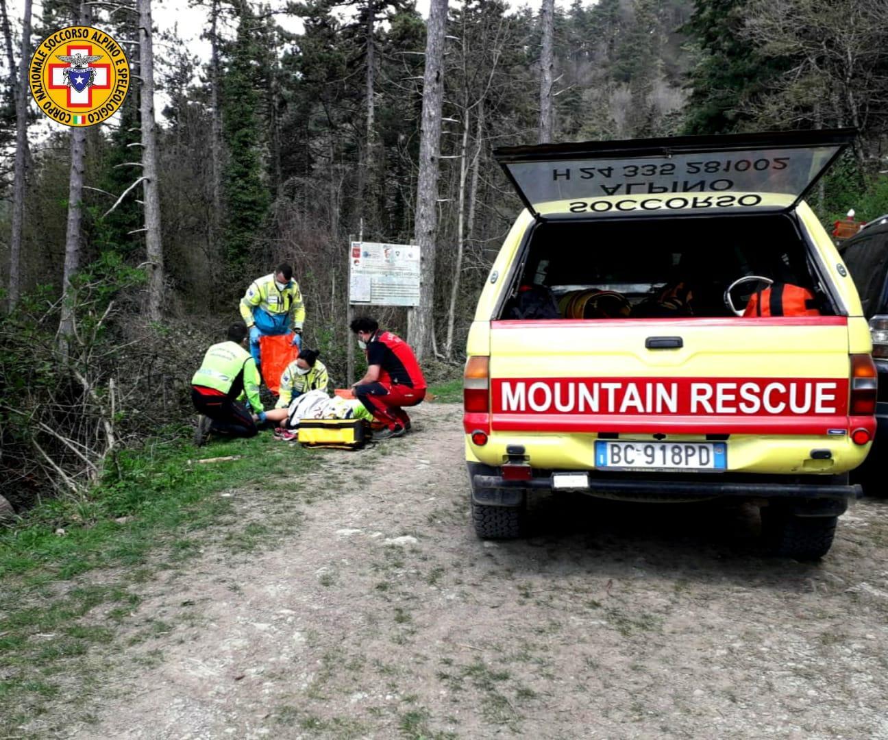 Un intervento del Soccorso alpino (foto d'archivio)